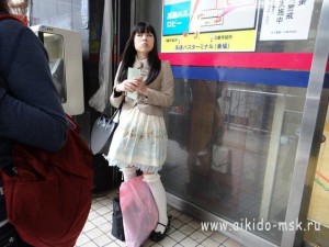 В ожидании автобуса на Фудзи сан