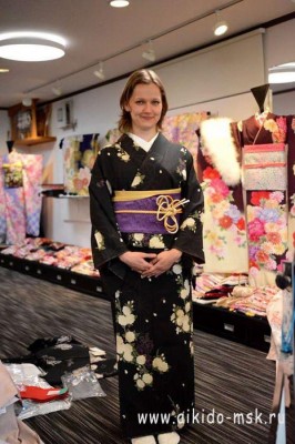 В магазине кимоно