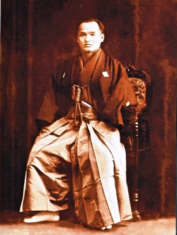 Сокаку Такеда в молодости. Около 1890 г.